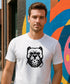 Pepini Bulldog Grip by Pepini Pickleball β white Casual Wear Pickleball T-Shirt front view